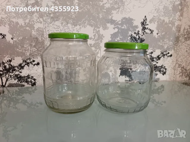 Стъклени буркани-1.5л и -1.7л