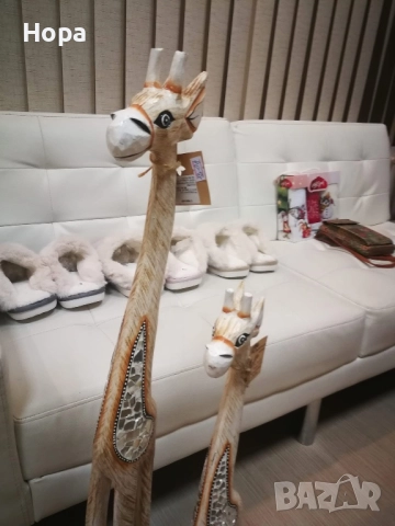 Жирафи от дърво, снимка 3 - Декорация за дома - 52659374