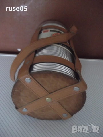 Термос за храна с кожен носач от соца нов, снимка 9 - Термоси - 52509302