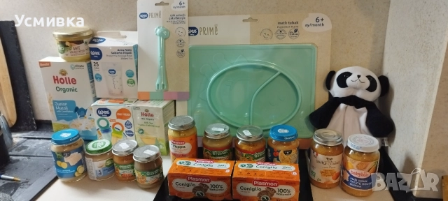Продавам нови бебешки пюрета и аксесоари за хранене, снимка 2 - Други - 52418276