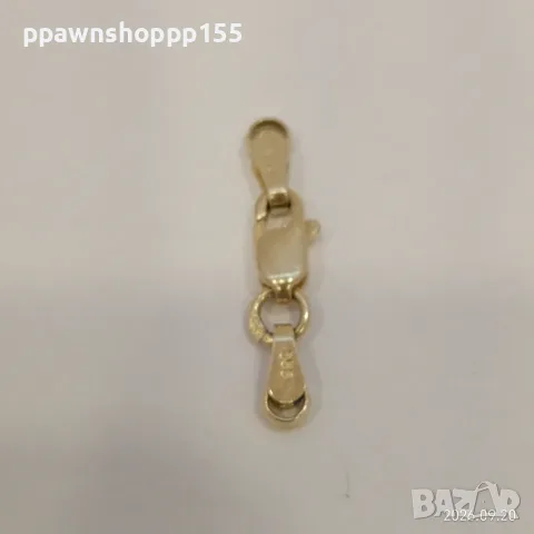Златна закопчалка (карабинер) 14K (585) – 0.67 гр., снимка 6 - Колиета, медальони, синджири - 56243218