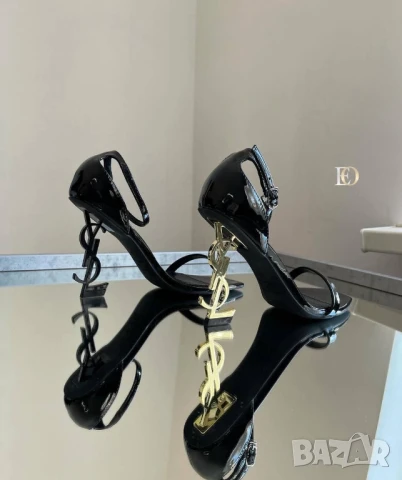 сандали на ток YSL saint laurent , снимка 4 - Сандали - 51031664