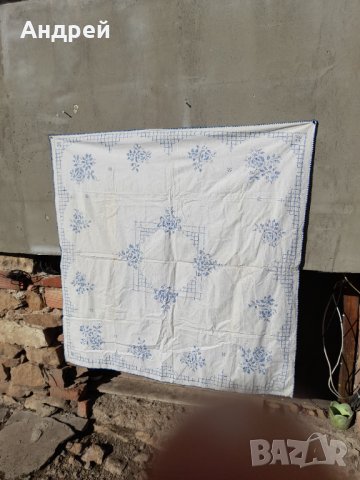 Стара бродирана покривка за маса #191