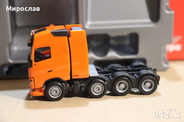 HERPA H0 1/87 VOLVO ВЛЕКАЧ КАМИОН ТИР МОДЕЛ ТЕЖКОТОВАРЕН ТРАНСПОРТ, снимка 3 - Колекции - 50909865