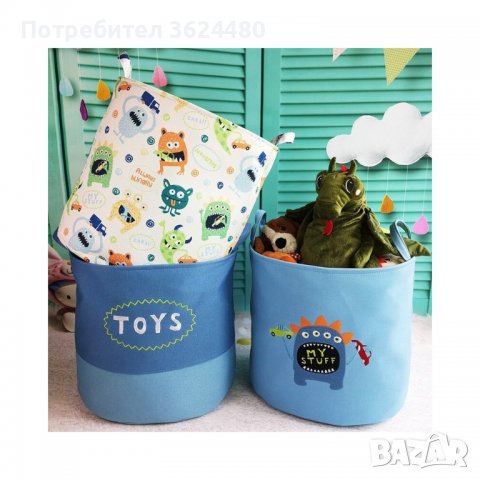 Сгъваем контейнер за съхранение на детски вещи, дрехи и играчки, снимка 17 - Други стоки за дома - 39986377
