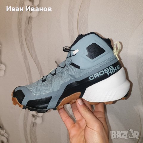 туристически обувки за бягане Salomon Cross Hike GTX GORE-TEX mid  номер 39-39,5, снимка 13 - Други - 38541421