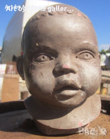 Новородено бебе, бюст, фигура, пластика, скулптура, автор, снимка 9 - Други - 43448281