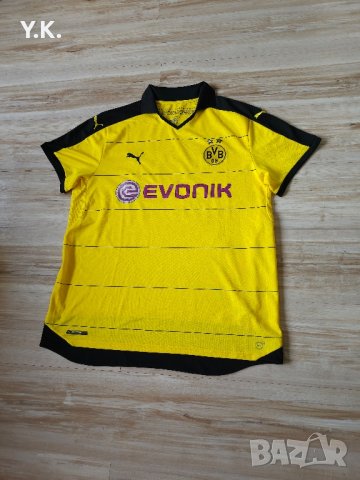 Оригинална мъжка тениска Puma DryCell x Borussia 09 Dortmund x Sokratis / Season 15-16 (Home), снимка 2 - Тениски - 42337497