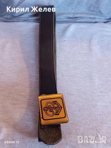 Офицерски кожен колан Военноморските сили рядък за КОЛЕКЦИЯ 16102, снимка 6 - Други ценни предмети - 51869515