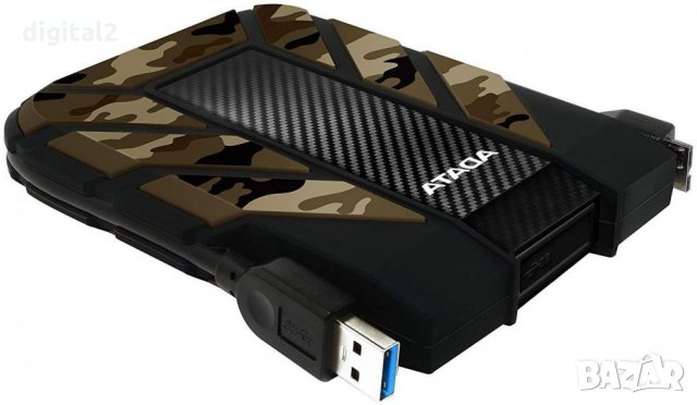 Външен диск удароустойчив EXT 1TB ADATA 710M USB3.1 черен или камофлаж , снимка 4 - Твърди дискове - 32057576