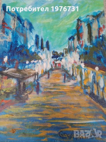 Картина на Български автор, снимка 3 - Картини - 31870240