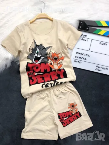 Комплект Том и Джери Размери-2г.4г.6г.8г. Цена-18 лв, снимка 1