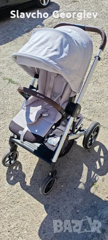 Cybex Balios S Lux бебешка количка – много запазена, отлично състояние, снимка 4 - Детски колички - 56164876