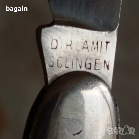 Гравиран немски нож. Солинген., снимка 4 - Ножове - 54213938