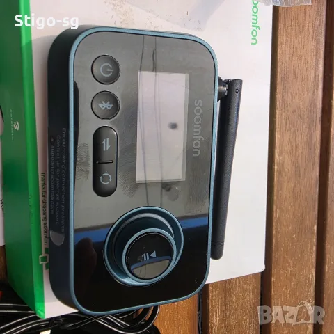 Bluetooth 5.0 Предавател и Приемник SOOMFON 3-в-1 с LCD Екран (Аудио Адаптер) , снимка 2 - Ресийвъри, усилватели, смесителни пултове - 56161263