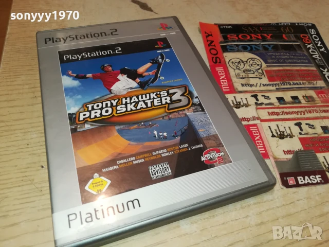 SONY PS2 TONY HAWKS PRO SKATER 3 PS2 GAME 1708251747, снимка 12 - Игри за PlayStation - 51394398