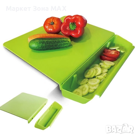 Дъска за рязане с отделящ се контейнер 2 в 1, снимка 8 - Други - 52879356
