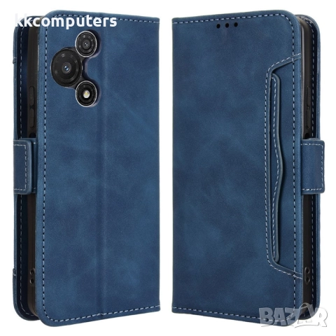 Калъф-портфейл за TCL 60R 5G, Кожен PU- 3 слотa за карти, Магнитно затваряне, вкл. Протектор, 5 Цвят, снимка 2 - Калъфи, кейсове - 52937893