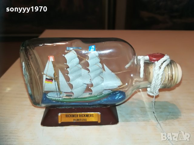 rickmer rickmers-hamburg-внос франция-14х8х3см, снимка 4 - Колекции - 29653229