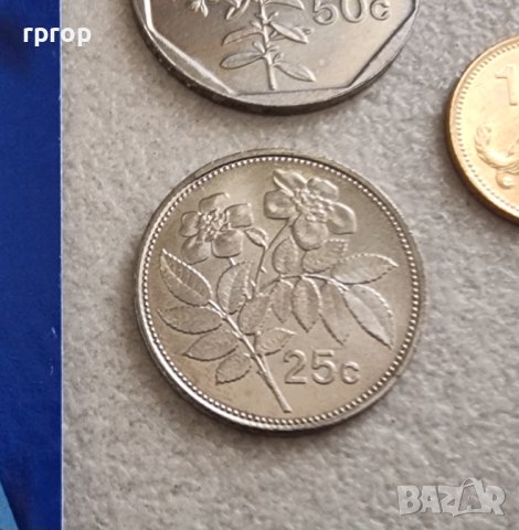 Малта . 1, 10 ,25 , 50 цента  и 1 лира.  5 бр. Нови., снимка 4 - Нумизматика и бонистика - 42223197