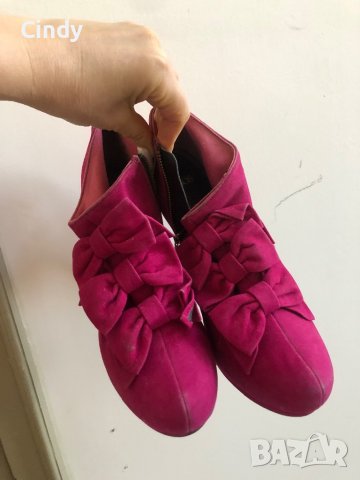 Цикламени Обувки висок ток , снимка 4 - Дамски елегантни обувки - 39778789
