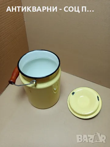 Соц Стара Емайлирана Съдинка Съд., снимка 5 - Антикварни и старинни предмети - 49715310