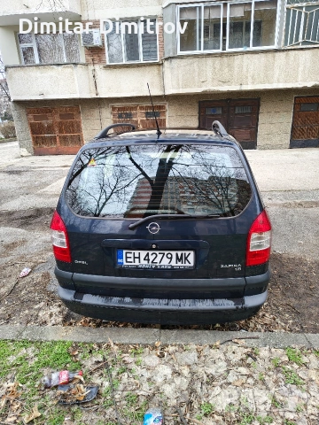 Opel Zafira 1.8i 125hp Газ/Бензин, снимка 5 - Автомобили и джипове - 53946671