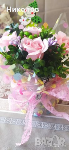 ухаещи луксозни рози за Вашият празник, снимка 3 - Изкуствени цветя - 35453215