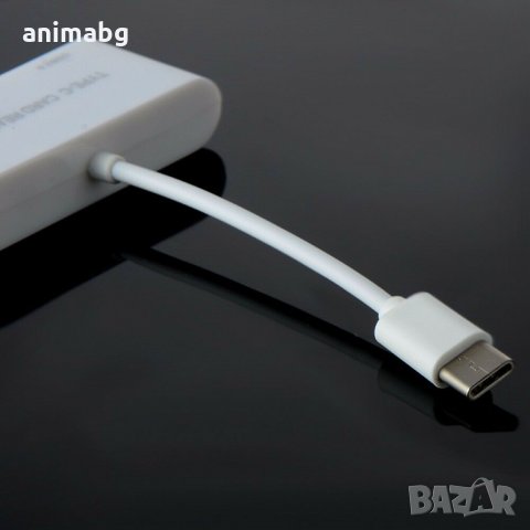 ANIMABG USB Type-C реадер 3 in 1 USB Card Reader Adapter, снимка 2 - USB кабели - 32189034