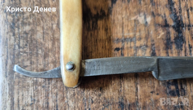 уникален стар бръснач SOLINGEN ROBERT KLAAS Солинген, от преди 1939 година. Модел 28 VETERAN, снимка 4 - Антикварни и старинни предмети - 53927459