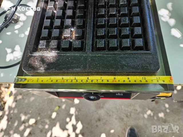 Гофретник тип швейцарска вафла на ток професионален втора употреба , снимка 7 - Обзавеждане на кухня - 50838173