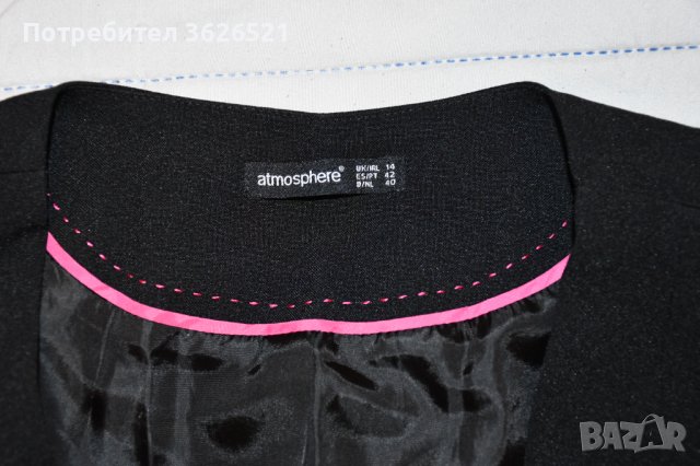Елегантна костюм от черна рокля и сако Atmosphere, размер 44/UK 16, снимка 14 - Костюми - 39481538