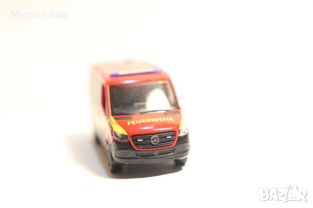 HERPA 1:87 H0 MERCEDES SPRINTER ПОЖАРНА МОДЕЛ КОЛИЧКА, снимка 3 - Колекции - 52931516