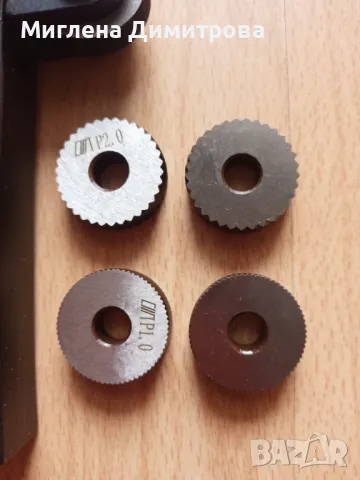 Стругарски инструменти за накатка на метал - комплект, снимка 2 - Други инструменти - 49492950