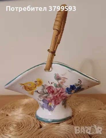 Декоративна кошничка-ГДР Ulmer Keramik