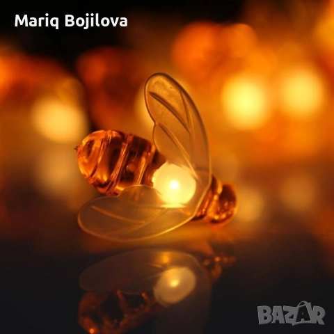 Светещи гирлянди със соларно захранвани CutesyBee SD15, снимка 5 - Соларни лампи - 52141917