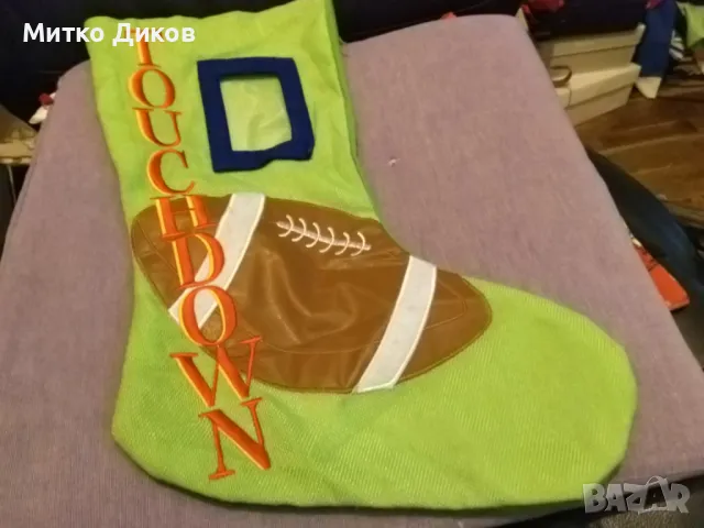 НФЛ Touchdown американски футбол коледен ботуш нов