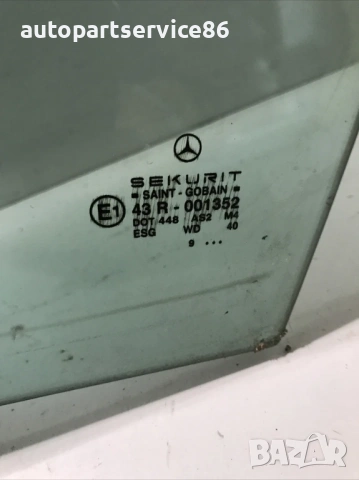 Прозорец стъкло предна лява врата за Mercedes A Class W168 (2001) , снимка 2 - Части - 54135663