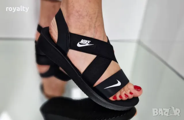 Nike черни дамски сандали , снимка 7 - Сандали - 50393964