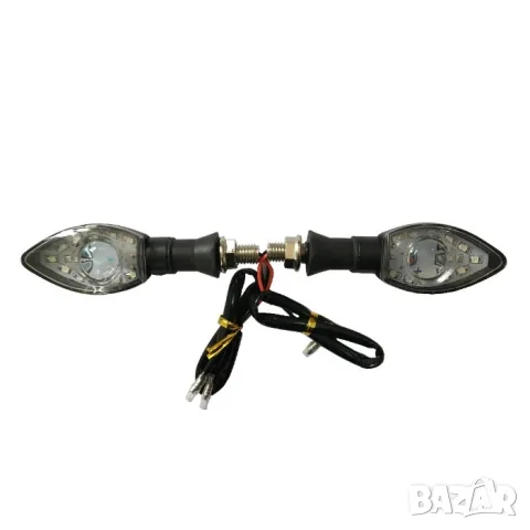 Комплект 12V диодни мигачи с оранжева светлина 2 броя