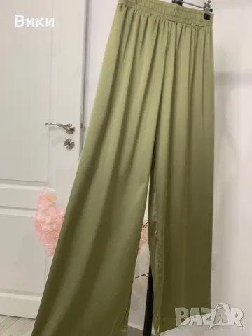 Сатенен панталон в размер S-M, снимка 6 - Панталони - 49337479