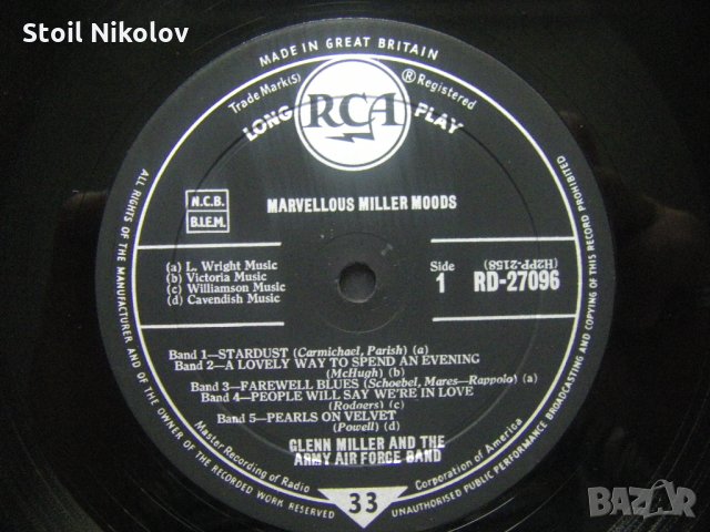 Плоча - Add An Image  Glenn Miller And The Army Air Force Band – Marvelous Miller Moods, снимка 3 - Грамофонни плочи - 35358346