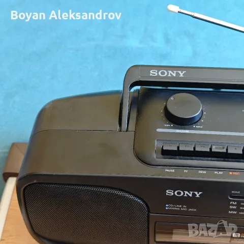 Двукасетъчен радиокасетофон Sony CFS-DW34S, снимка 6 - Радиокасетофони, транзистори - 55735754