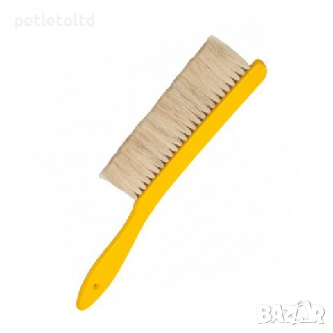 Четка естествен косъм, с пластмасова дръжка, снимка 1 - За пчели - 37167618