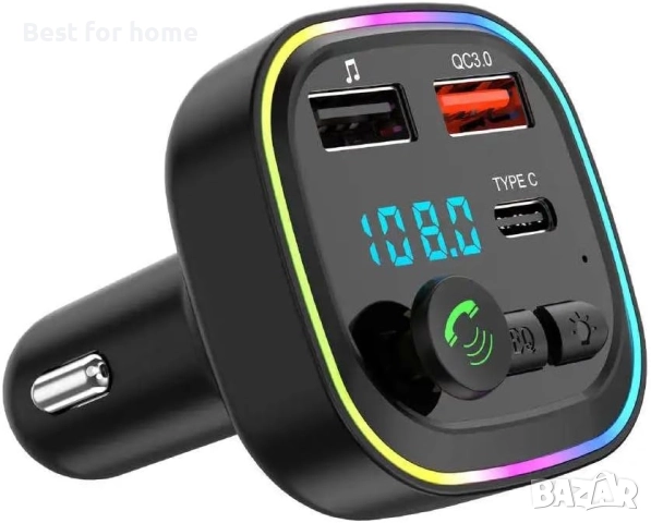 Bluetooth FM предавател за кола, снимка 2 - Други - 52528526