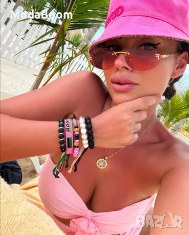 Розов цял дамски бански , снимка 2 - Бански костюми - 48866792