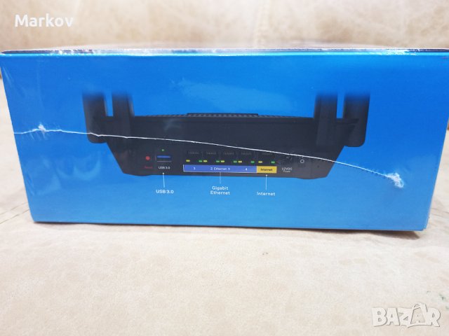 Linksys EA8300 Max-Stream AC2200 Tri-Band Wi-Fi рутер Linksys EA8300 Max-Stream AC2200 Tri-Band Wi-F, снимка 3 - Рутери - 39123336