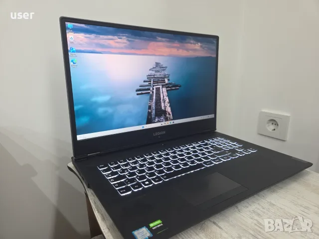 16GB RAM RTX 2060 6GB Core i7-9750H 17.3" FULL HD 144Hz геймърски лаптоп Lenovo Legion Y540-17IRH