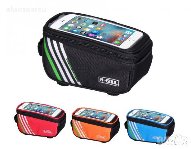 Велосипедна чанта за предна тръба за колело Аксесоари за колоездене Водоустойчив сензорен екран MTB , снимка 16 - Аксесоари за велосипеди - 37654039