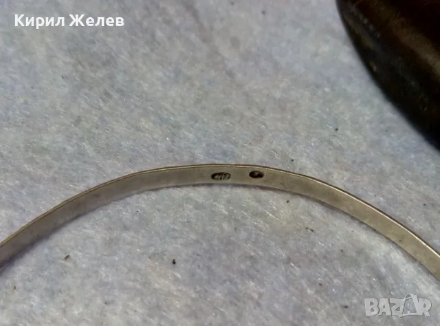 СТАРИННА СРЕБЪРНА ГРИВНА СРЕБРО 925 МАРКОВА на МИНЕРВА КРАСИВА РЕТРО ОРНАМЕНТИКА РЪЧНА РАБОТА 21464, снимка 12 - Антикварни и старинни предмети - 48493482